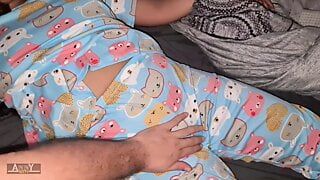 my teen stepsister wakes up so horny and gives me her ass